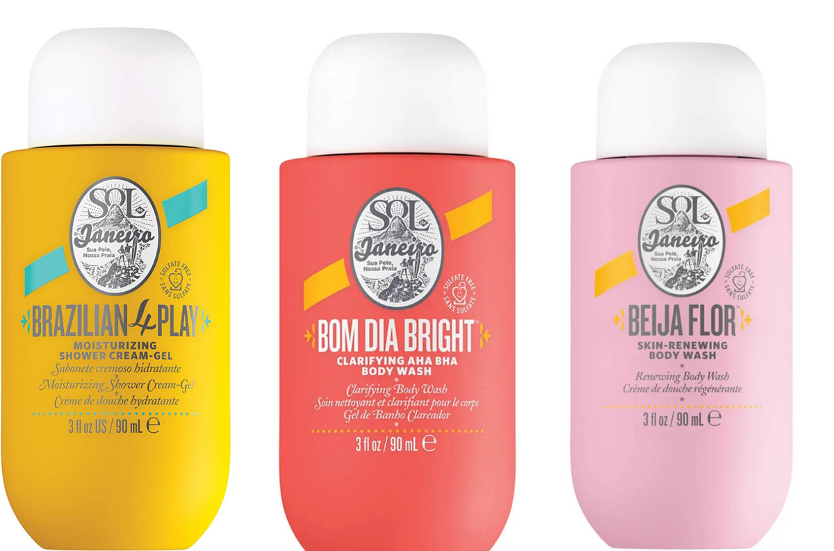 Sol de Janeiro Shower Gel Travel Size 90ml Trio Body Wash