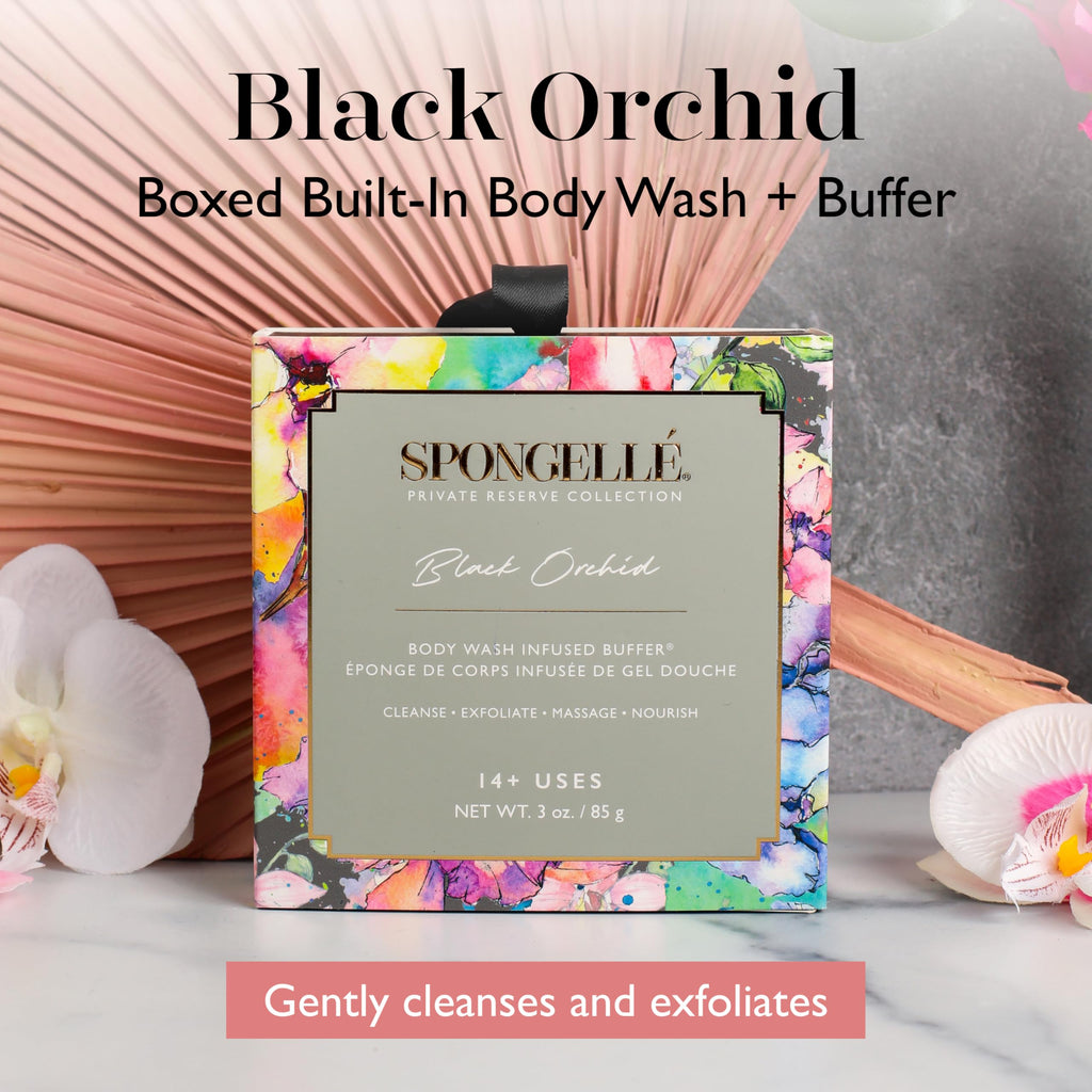 Spongellé Black Orchid Body Wash Infused Buffer