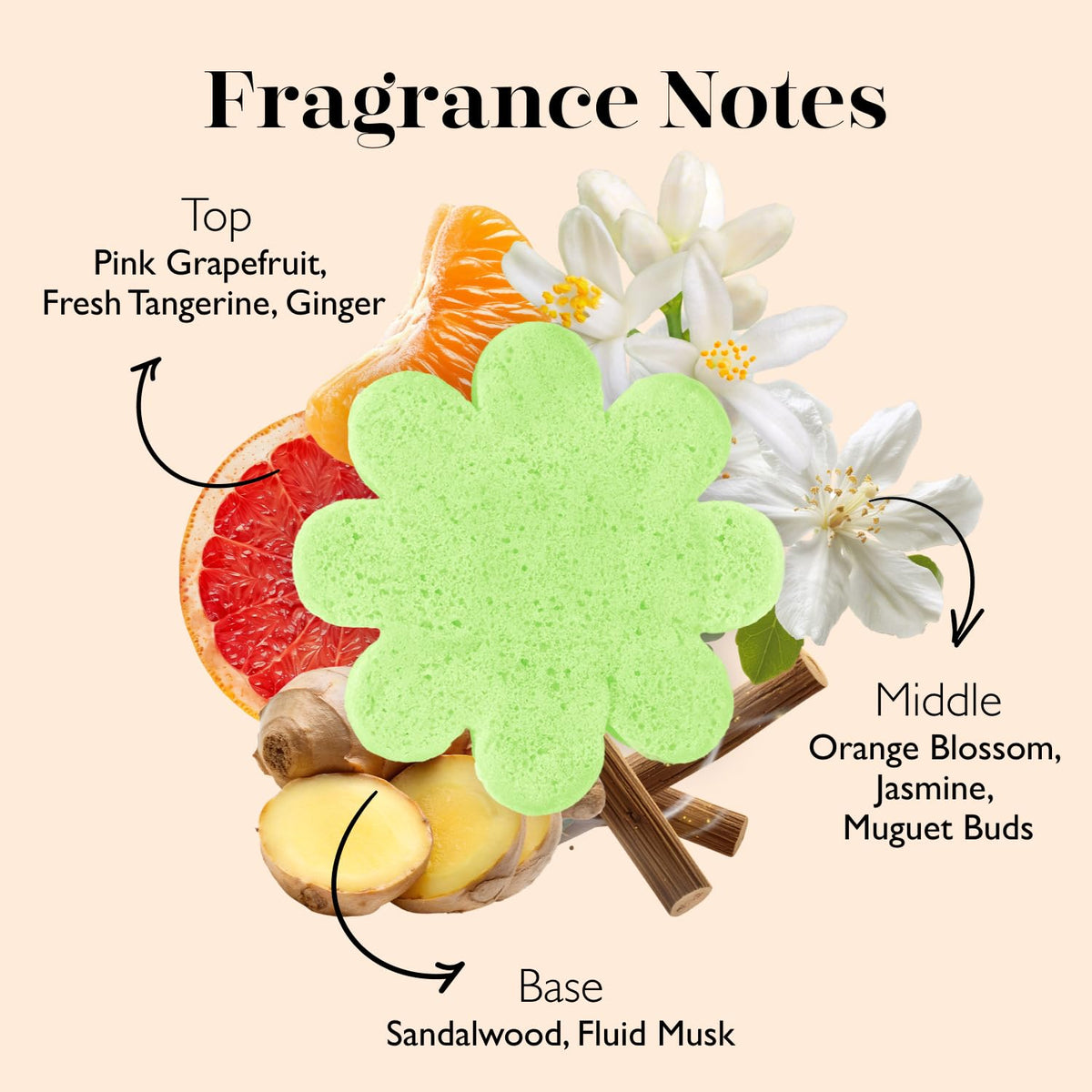 Spongellé Fresh Tangerine Eco Collection Body Wash Infused Buffer