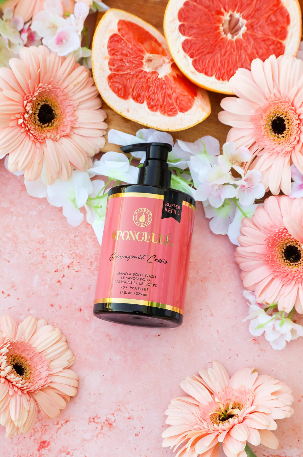 Spongellé Grapefruit Cassis Hand & Body Wash (325ml)