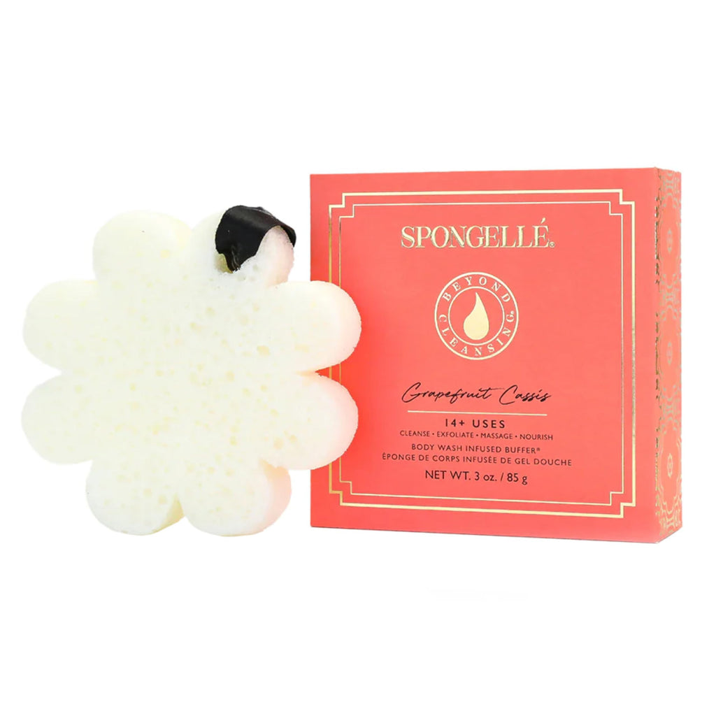 Spongellé Grapefruit Cassis Wild Flower Body Wash Infused Loofah Buffer