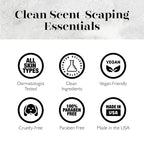 Spongellé Men's Essentials Lemongrass Body Wash Infused Buffer