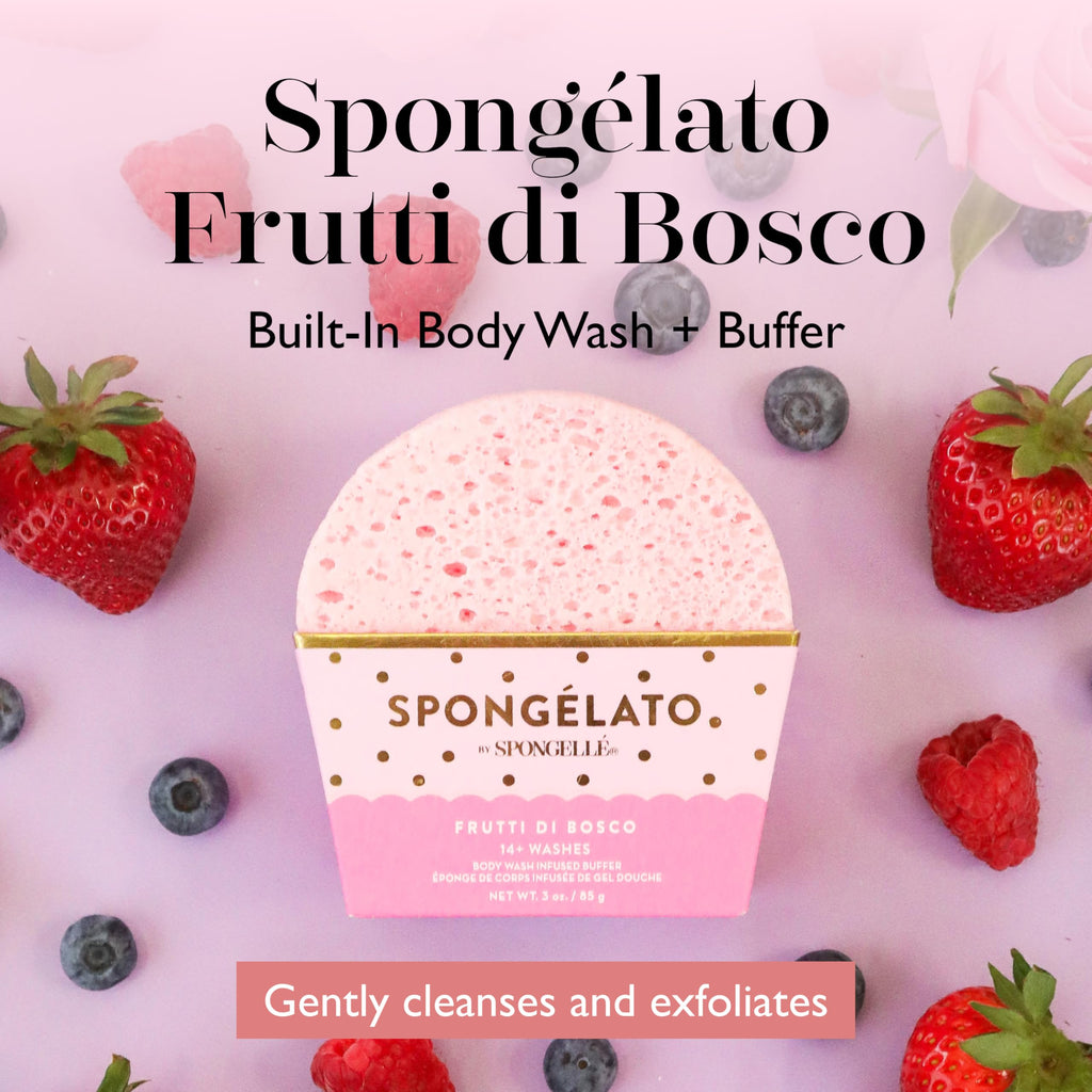 Spongellé Spongelato Frutti di Bosco Body Wash Infused Loofah Buffer