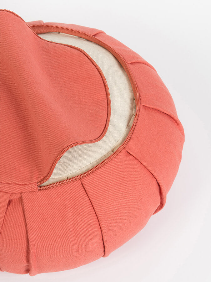 Yoga Studio GOTS Organic Cotton Round Lotus Zafu Buckwheat Cushion
