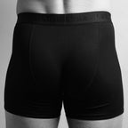 Black & Black Band Bamboo-Viscose Boxers