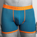 Blue Herringbone Bamboo-Viscose Boxers