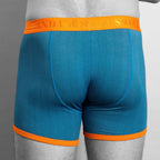 Blue Herringbone Bamboo-Viscose Boxers