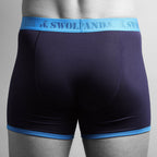 Navy & Blue Band Bamboo-Viscose Boxers