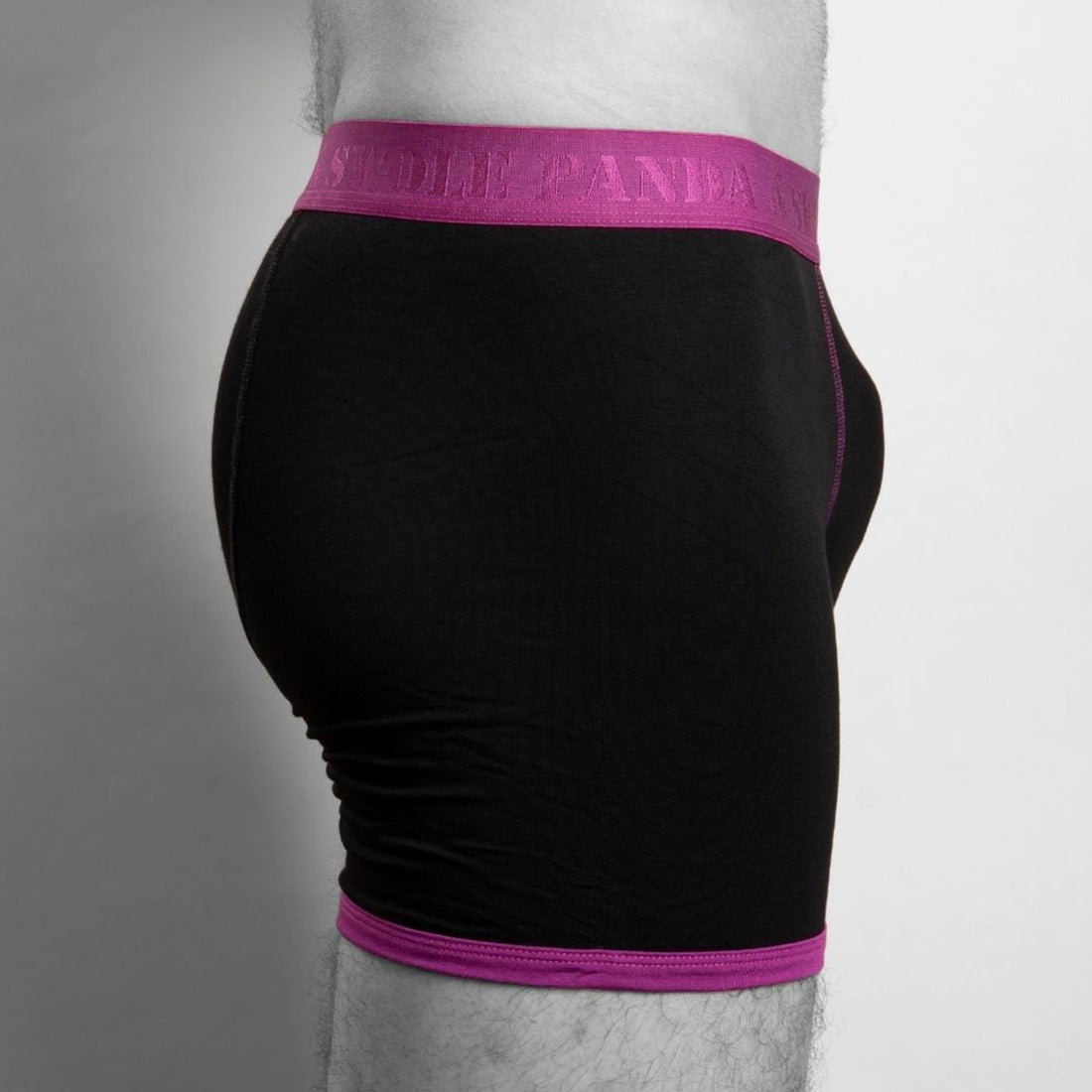 Navy & Purple Band Bamboo-Viscose Boxers