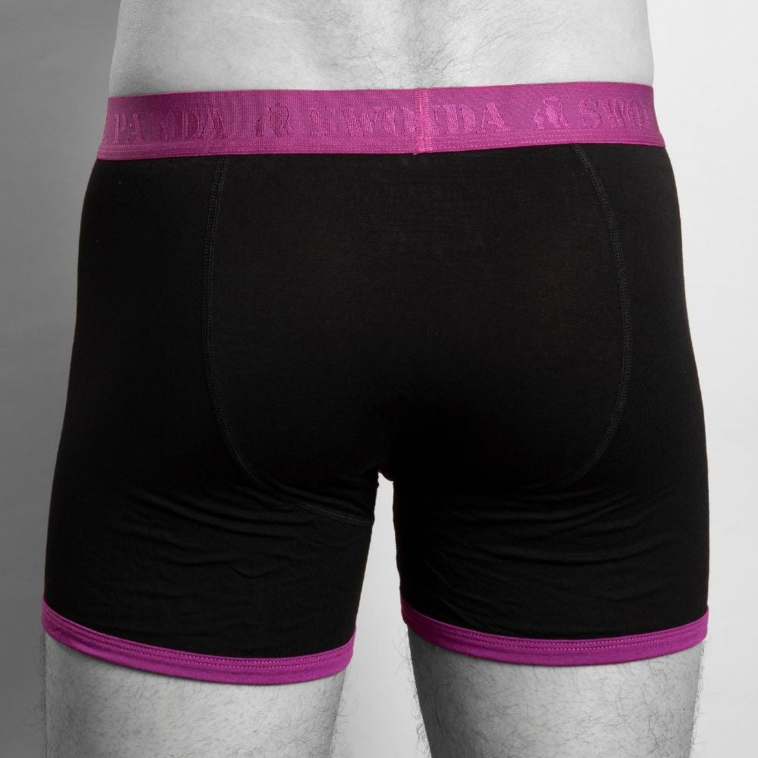 Navy & Purple Band Bamboo-Viscose Boxers