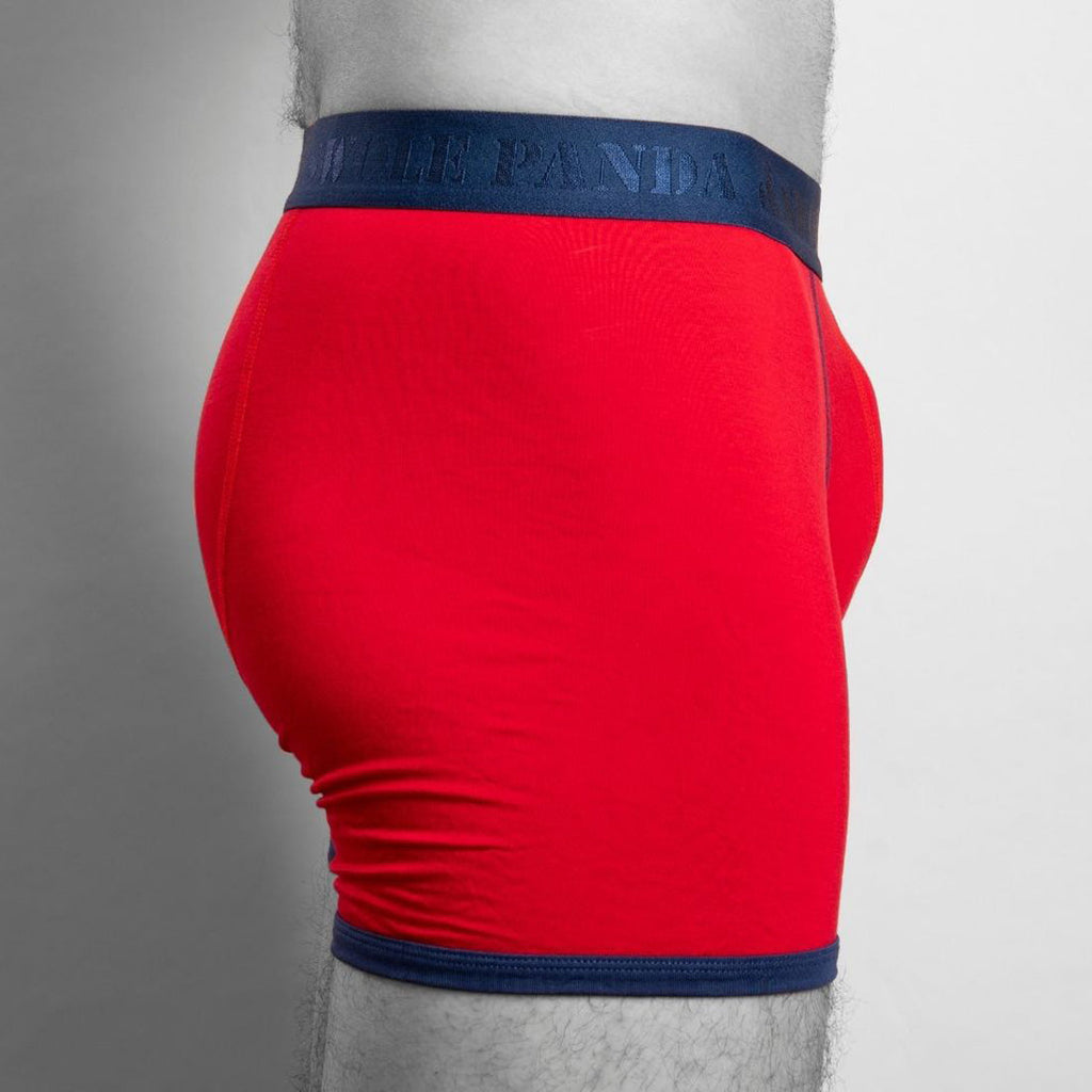 Red & Blue Band Bamboo-Viscose Boxers