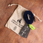 Jet Black Recycled Woven Belt