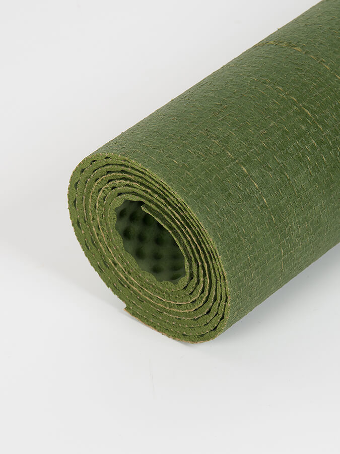 ecoYoga Extra Long Jute Yoga Mat, 4mm