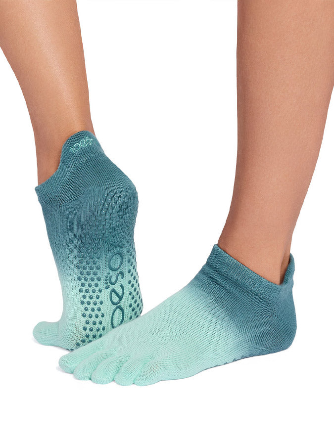 ToeSox Low Rise Full Toe Grip Socks