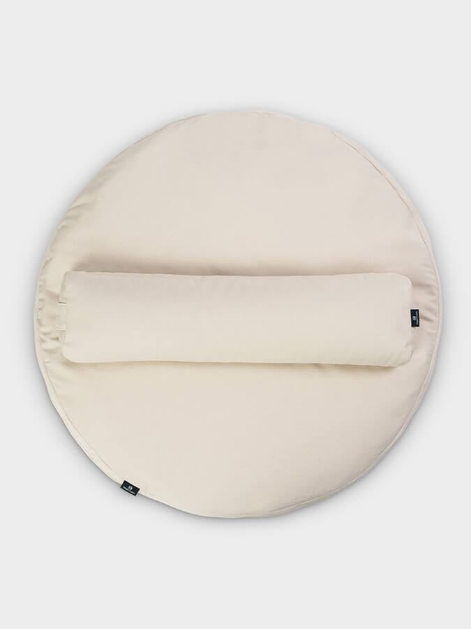 Yoga Studio EU Round Organic Zabuton Meditation Cushion Kit, Pranayama